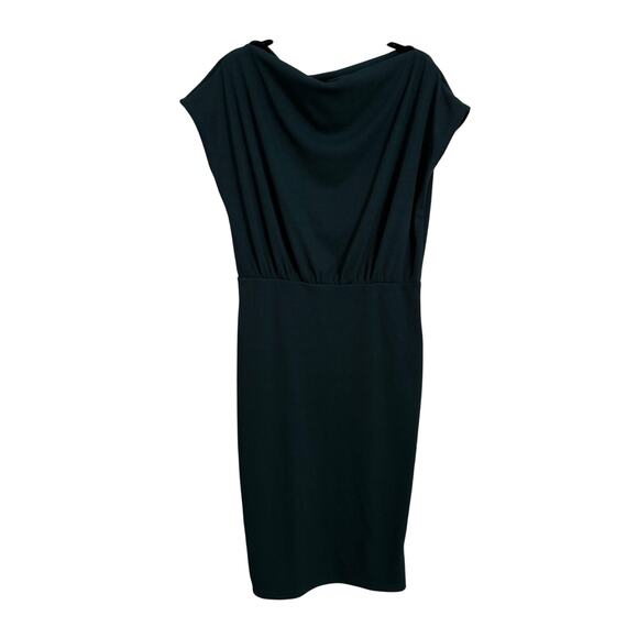 BTFBM Women's Size XL Emerald Green Ribbed Dolman Bodycon Midi Dress Boho Chic - Picture 1 of 11